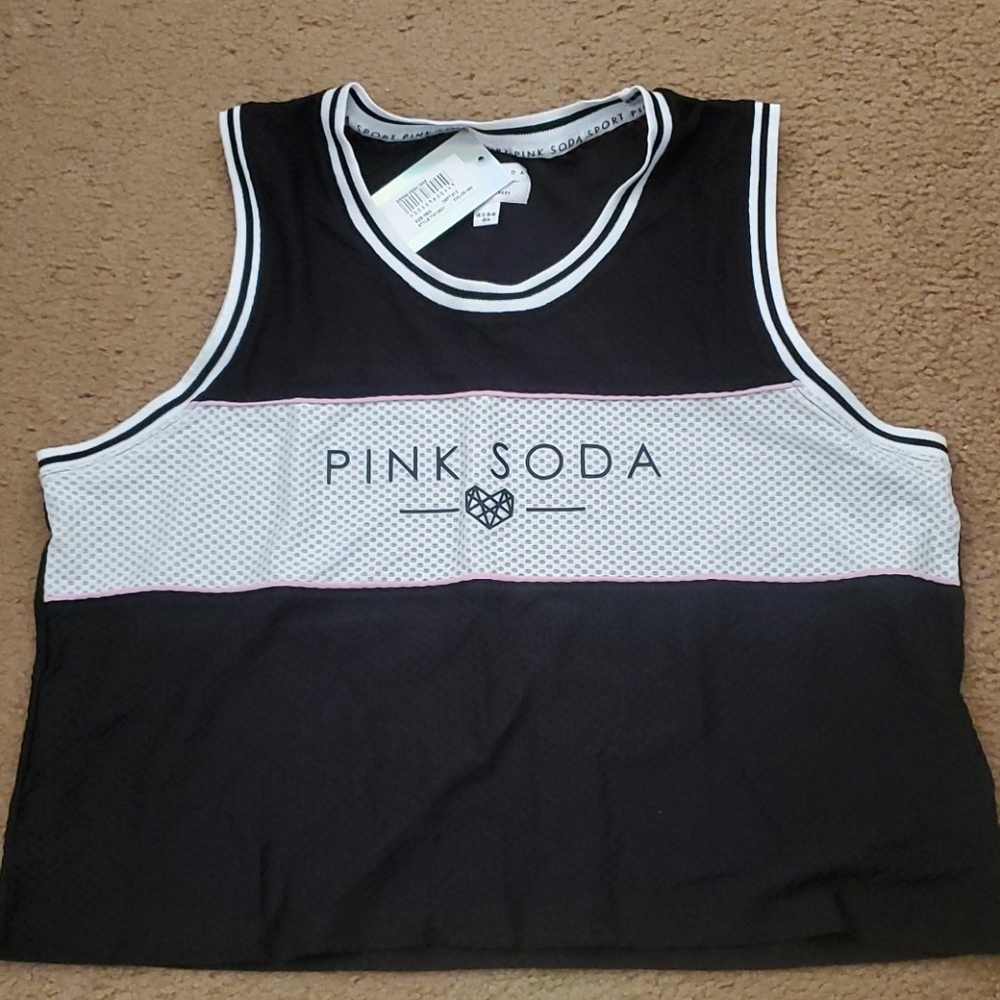 NWT pink soda tank